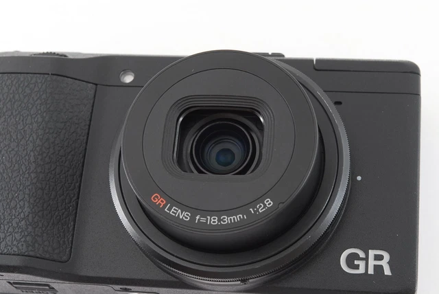 [MINT in Box] RICOH GR 16.2MP Digital Compact Camera APS-C Black From JAPAN 873 3