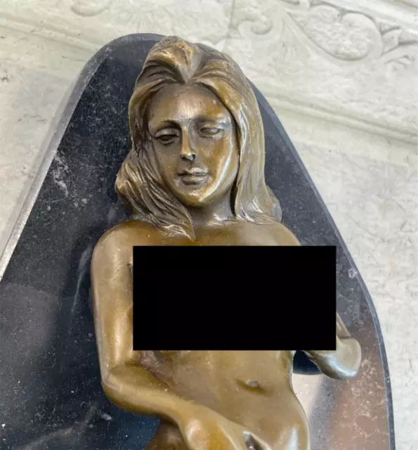Erotik Modern Kunst Museum Qualität Nackte Frau Messingskulptur Figur Wohndeko