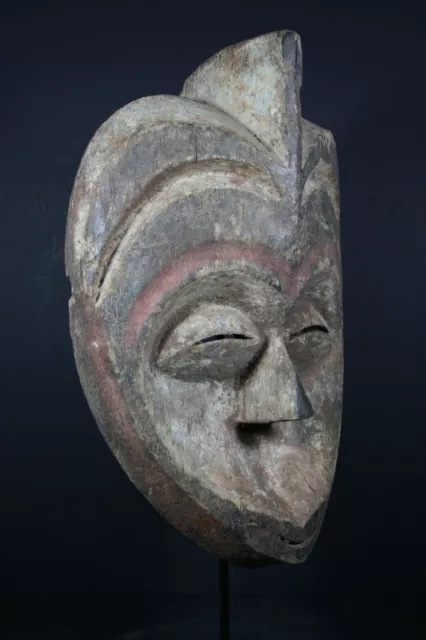African EKUK Mask - KWELE tribe - Gabon, TRIBAL ART, AFRICAN ART PRIMITIF