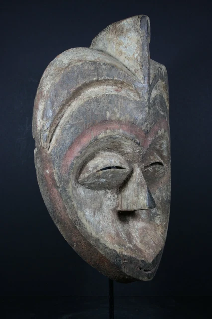 African EKUK Mask - KWELE tribe - Gabon, TRIBAL ART, AFRICAN ART PRIMITIF