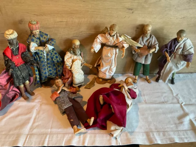 Konvolut Krippenfiguren angezogen