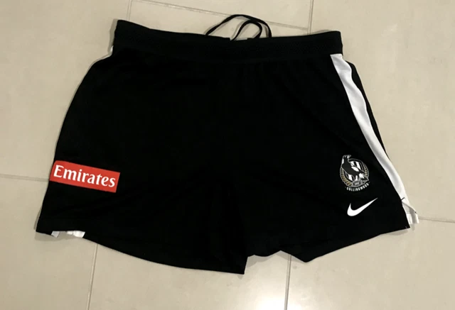 AFL VFL COLLINGWOOD Magpies Nike Training Shorts Mens L Official