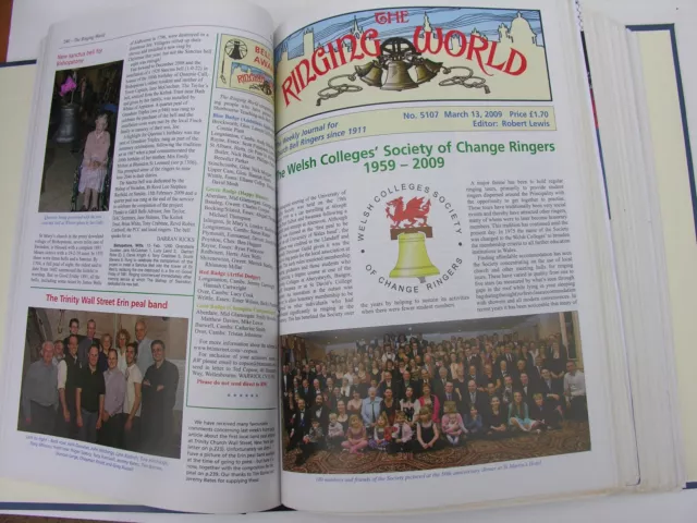 2009 THE RINGING WORLD MAGAZINE Complete Year in Folder 51 Issues Campanology 2