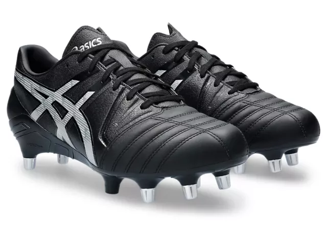 ASICS GEL-LETHAL TIGHT FIVE "WIDE" 1111A207 002 Black Pure Silver Rugby cleats