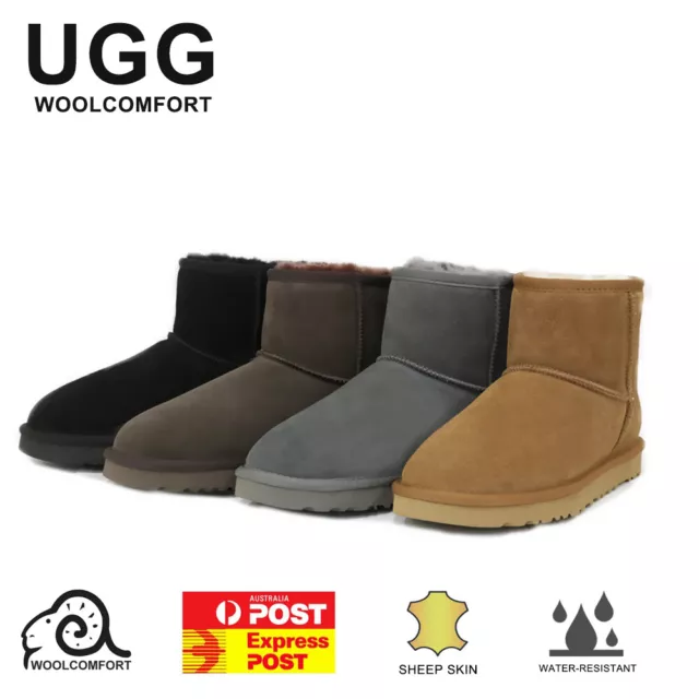 UGG Classic Mini Boots Water Resistant Premium Australian Sheepskin - 6 Colours 3