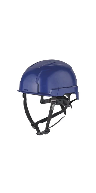 Milwaukee 4932480655 BOLT200 Casco e strappo di sicurezza blu non ventilato