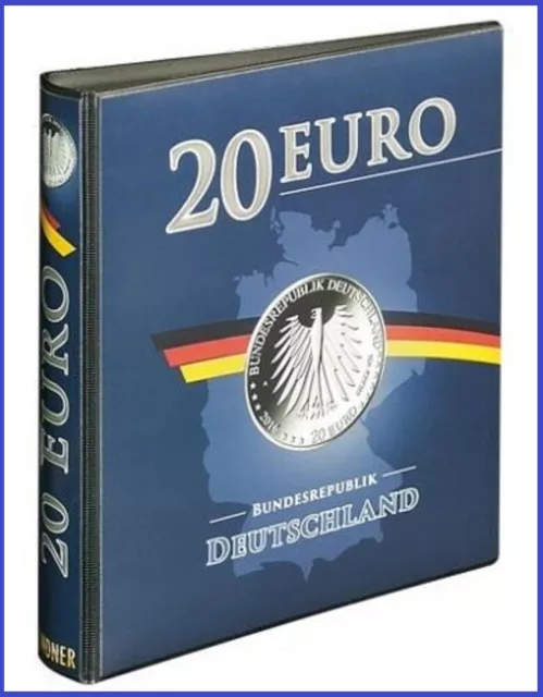 Lindner 1520R Münzalbum Karat Vordruckalbum 20 EURO Münzen Deutschland leer