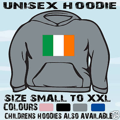 Ireland Irish Flag Emblem Unisex Hoodie Hooded Top