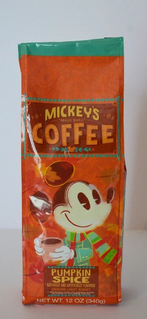 Disney Parks Mickey Mouse Coffee Pumpkin Spice Ground Light Roast NEW
