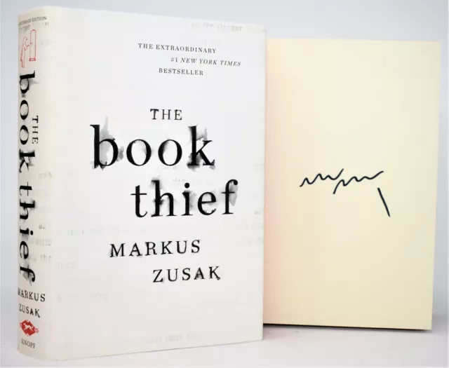 THE BOOK THIEF Markus Zusak 10th Ann SIGNED (Bridge of Clay) +COA  NEW