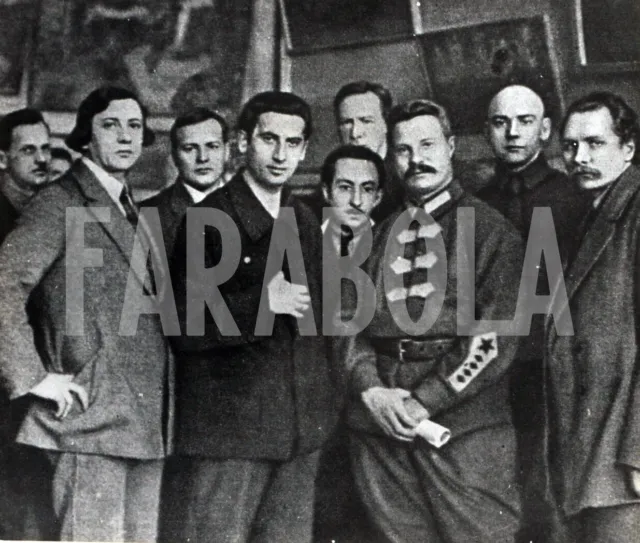 Photo de presse vintage Russie, Mouche 1925, Frounze, En Un Groupe De Peintres,