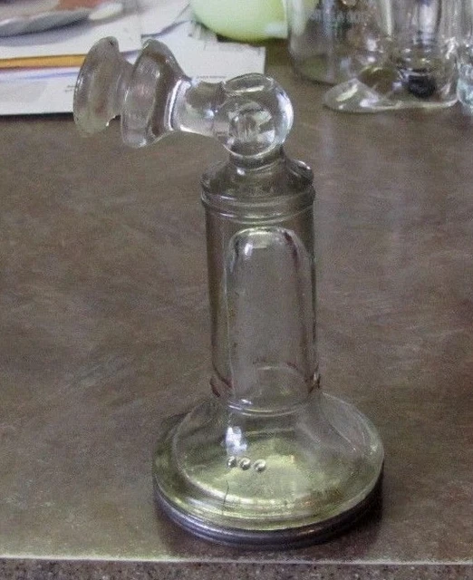 Vintage Glass Candy Container