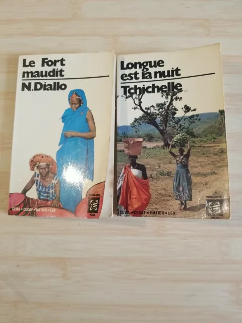 lot de deux livres Longue est la nuit | Tchichelle, le fort maudit n.diallo .