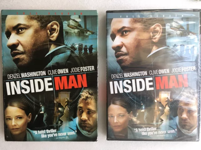 Inside Man (DVD, 2006, Full Frame)  w/ Slipcover NEW Sealed