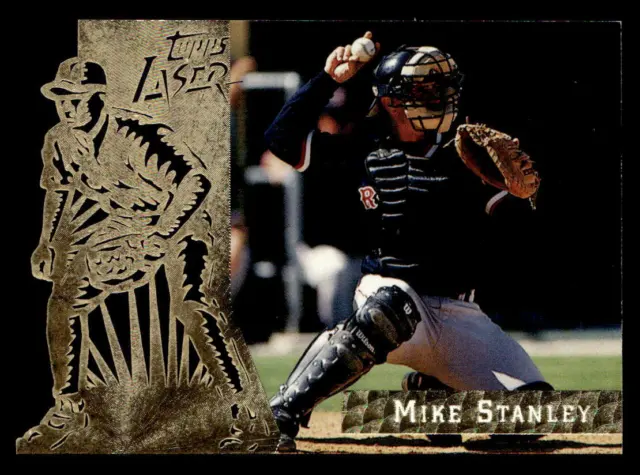 Mike Stanley 1996 Topps Laser  Card #30 Boston Red Sox