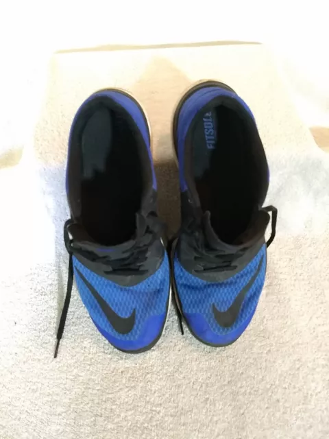 Nike Mens Preowned FS Lite Run 3.0 Blue/Black Running Shoes, Size: 10.5 #US31-13 3