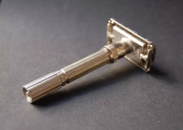Vintage 1966 Gillette L3 Adjustable Double Edge Safety Razor