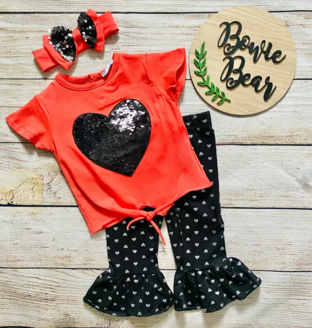 Baby Clothing - T-Shirt, Flare & Head Band Set - 12-18 Months