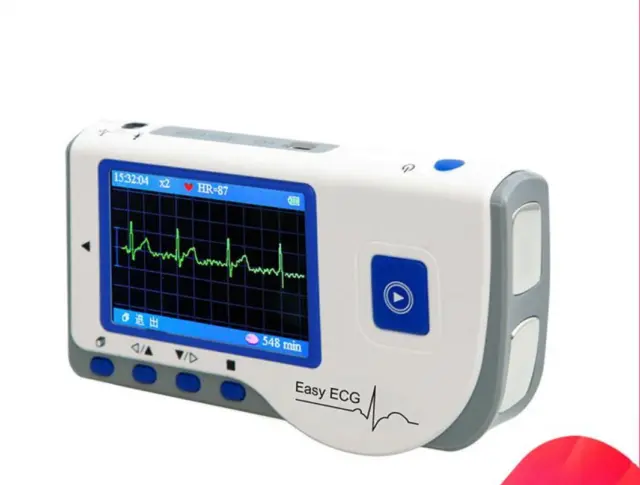 PC-80B Handheld ECG Monitor Portable EKG Monitor Color LCD Patient Monitor