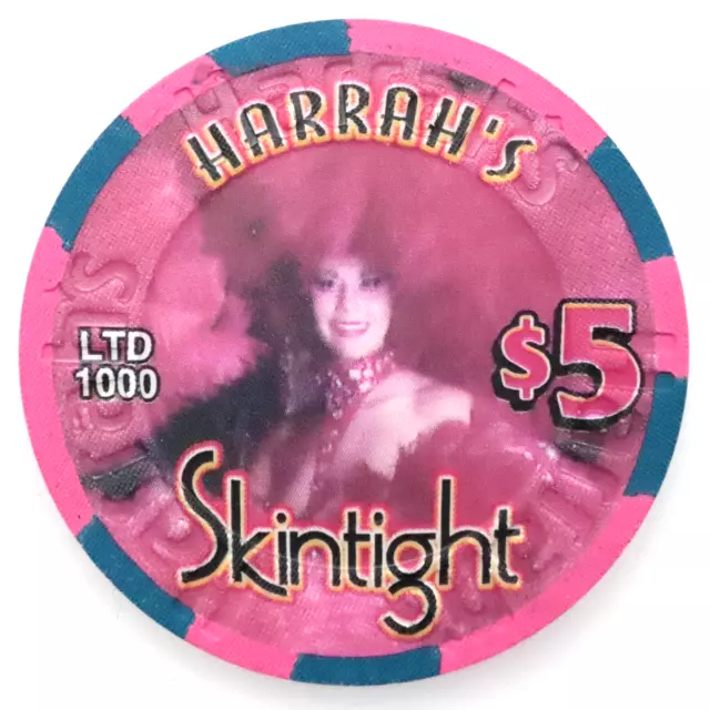 Harrah's Hotel/Casino - Las Vegas - $5 Chip - Skintight - 2002