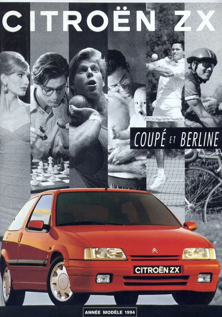 ブラックパルフェ Catalogue Brochure CITROEN ZX BREAK – Année 1994 – 8 Pages – RARE