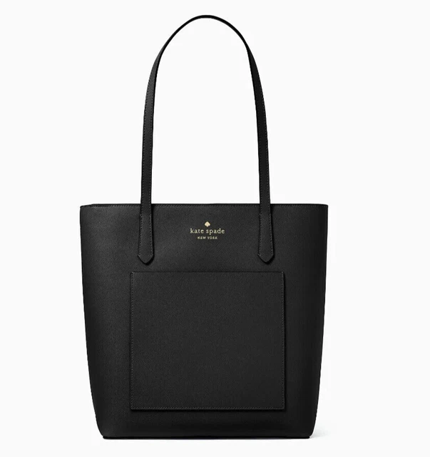 New Kate Spade Daily Saffiano PVC Tote Black