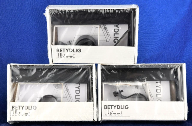⬛NEW~IKEA BETYDLIG Wall/Ceiling Curtain Pole Bracket Black 602.172.28 LOT of 3