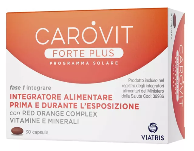 Carovit forte plus programma solare 30 capsule