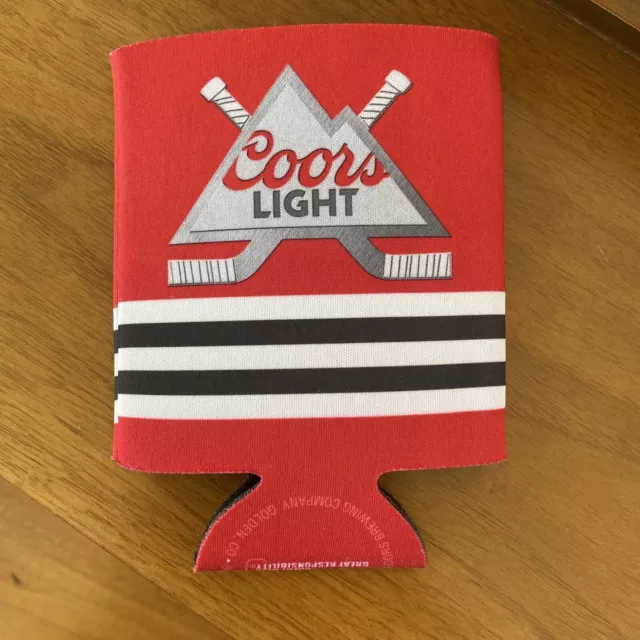 Chicago Blackhawks Coors Light Beer / Can Koozie / Coozie — NHL — Hockey 🏒