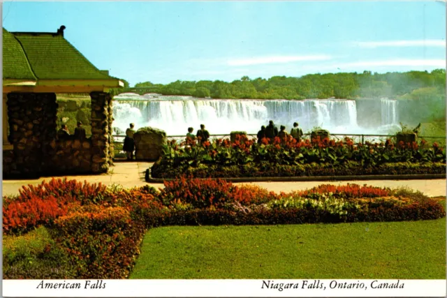 Postcard Niagara Falls From Queen Victoria Park, Ontario Canada