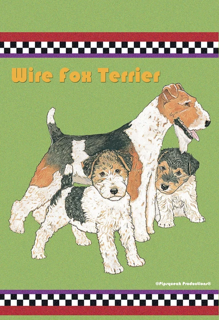 Pipsqueak Garden Flag - Wire Fox Terrier 498571