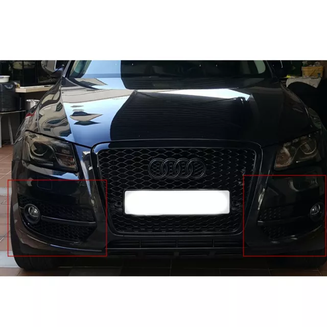 Pour Audi Q5 8R 2008-2012 Tout Noir Pare-Chocs Grille Inférieur Grill Cache