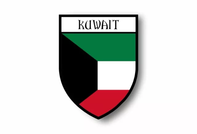 Autoadesivo Automobile Motocicletta Stemma Città Bandiera Kuwait