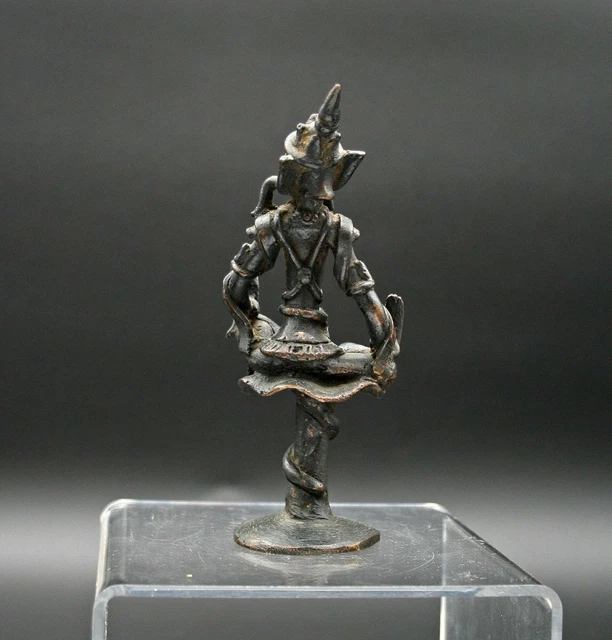 Antique Burmese Bronze Buddhist Nat Guardian Spirit 3