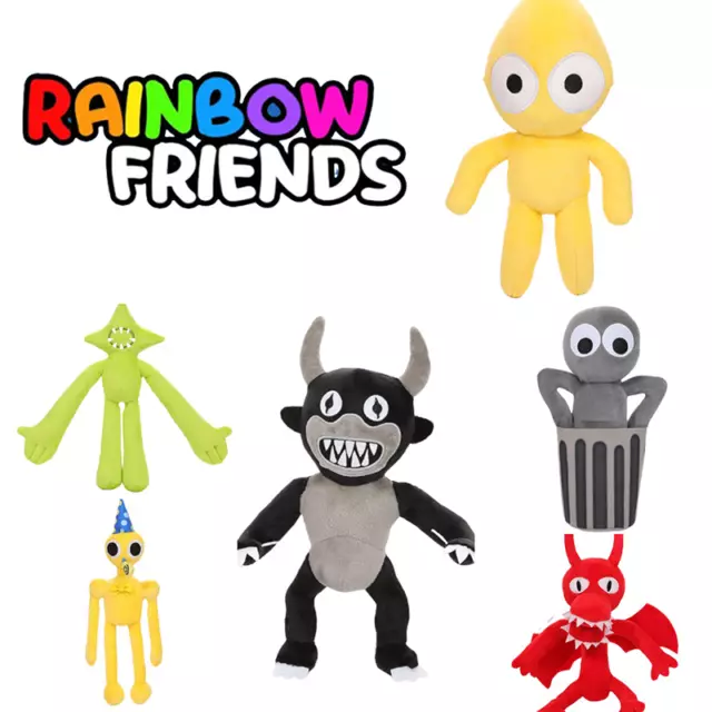 Rainbow Friends Roblox Plush Toy,cartoon Stuffed Soft Doll For Kids Xmas  Gift