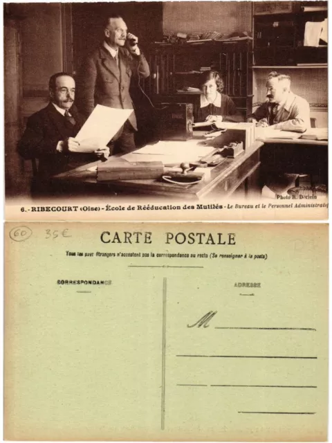 CPA AK RIBECOURT School of Reducation of the Mutiles. The Bureau (378227)