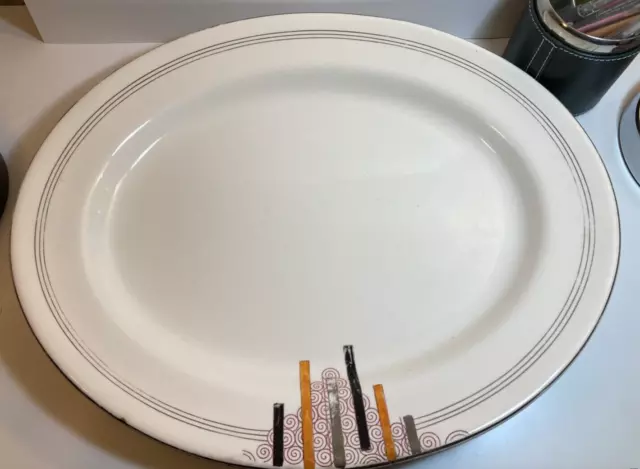 Soho Pottery Art Deco Charger Plate 2