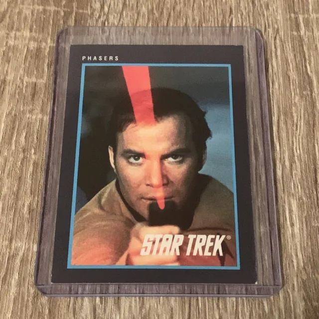 SHIPS SAME DAY 1991 Impel Star Trek 25th Anniversary # 93 Phasers Card