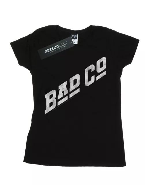Bad Company Distressed Logo Autorisé Femmes Dames T-shirt