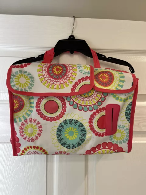 Thirty One Diaper Bag Citrus Medallion Pack N Pull Caddy Tote Bags Wipes