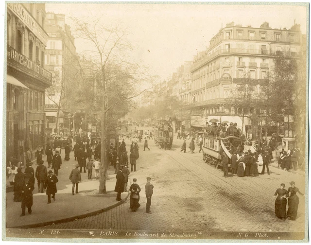 Tirage Albuminé Original 1890 – Torpilleur Le Mousquetaire, Marine Française