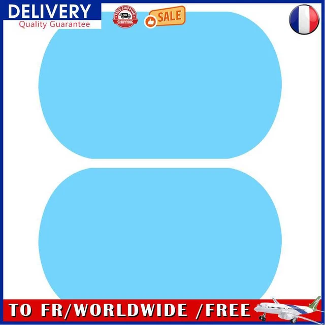 2x 95x135mm Car Side Rearview Mirror Anti Fog Glare Rainproof Films with Tools