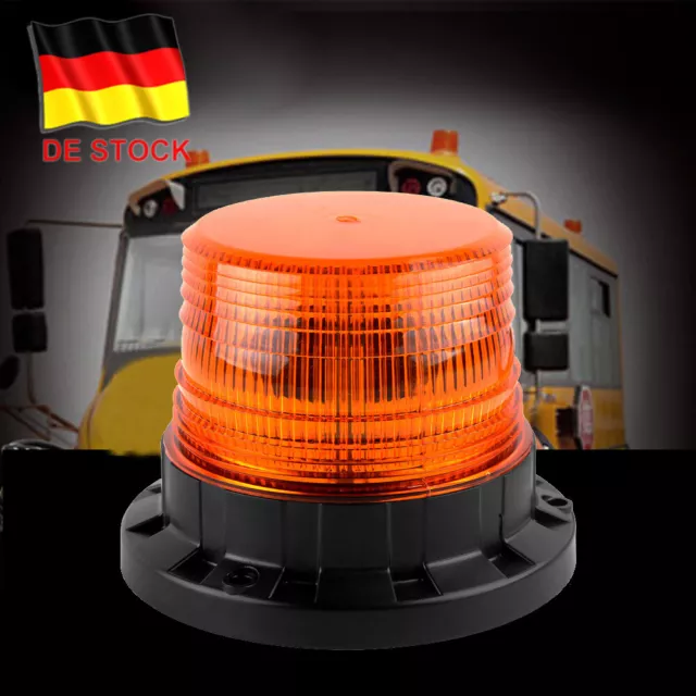 LED RUNDUMLEUCHTE MAGNET 4 Blitzmuster f. LKW Traktor 12V 24V ECE R65 R10  E9 EUR 39,50 - PicClick DE