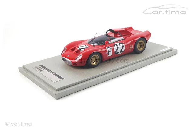 Alfa Romeo TZ2 82 1000 Km du Nurburging 1967 Tecnomodel TM1865D - Miniatures Aut