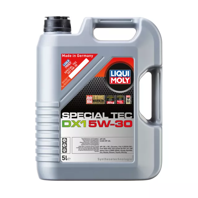 LIQUI MOLY 5W-30 5L SPECIAL TEC Motoröl für ALFA ROMEO CADILLAC CHEVROLET