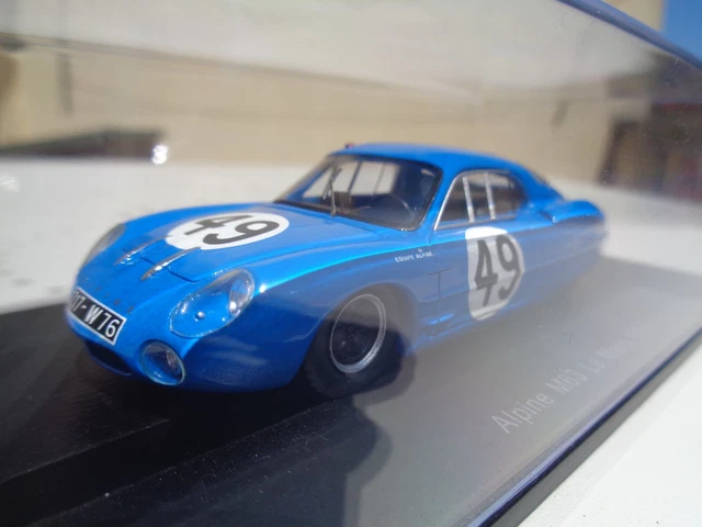 Alpine M63 Le Mans 1963 #48 – Spark 1/43, Miniature Neuve