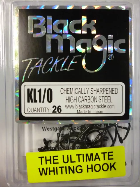 BLACK MAGIC TACKLE KL 1/0 Circle Hooks Whiting 26pack FREE SHIPPING! $13.99  - PicClick AU