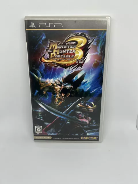 Monster Hunter Portable 3rd Playstation Portable PSP Game Japan REGION FREE