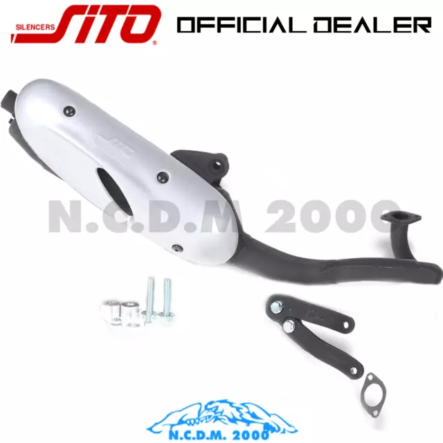 Silencer 0586 Sito Plus Tool Aprilia Scarabeo Street 50 Engine Piaggio From 2009