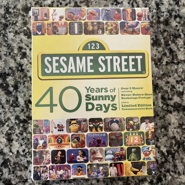 SESAME STREET 40 Years of Sunny Days DVD set EUC $11.99